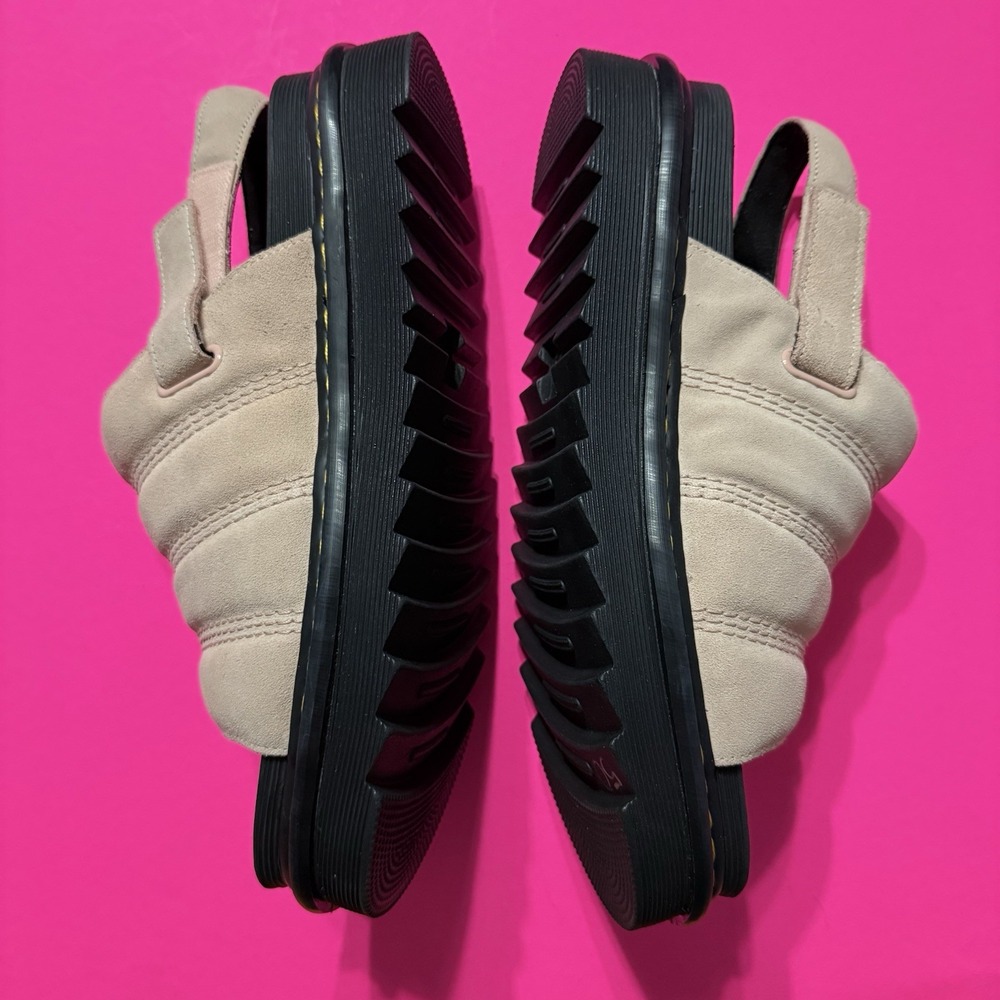 Dr. Martens Kole Zebrilus Sandals Suede Powder Pink NJ004 Size 14 Men / 15 Women - Picture 3 of 6
